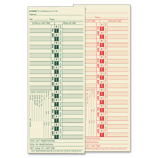 TOP 1275 Tops Bi-Weekly Time Clock Cards TOP1275