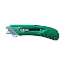 Pacific Handy Cutter S4R Safety Cutter, Right-Handed, Lever Release F/Blades, Green, PHCS4R, PHC S4R