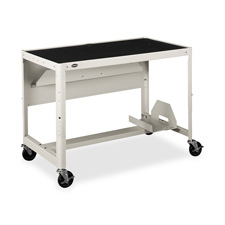 HON EDC41JN1 Sit/Stand Computer Workstation, 37'' x 22-1/2'' x 27''-41'', Gray
