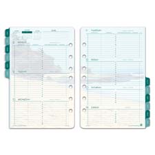 DTM13483 Day-timer Refills For Coastlines Edition, Jan-Dec, 2PPW, 5-1/2"x8-1/2"REF,CAL,COASTLINE,2PPW,DESK
