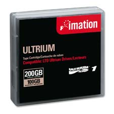 Ultrium Cartridge, 100GB Native/200GB Compressed, Black