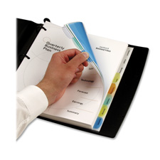 Binder Indexes, WLJ 55068 Acco/Wilson Jones View-Tab Transparent Dividers WLJ55068