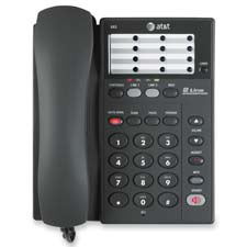 ATT983 Advanced American Telephone Speakerphone, 2-Line Memory, 24-Number Memory, GraphitePHONE,982,2LN,SPKR,GPH