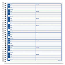 ABFS8714 Adams Business Forms Voice Mail Log Book, 7"x8"BOOK,LOG,VM,7.5X8.5