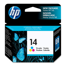 HEWC5010DN Hewlett-Packard HP14 Inkjet Cartridge, 470 Page Yield, Tri-ColorCRTDG,HP14,CP1160 SRS,TRICL