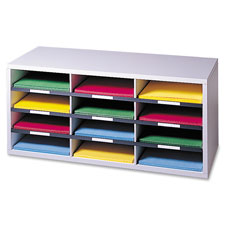 FEL 25004 Fellowes 12-Compartment Literature Organizers FEL25004