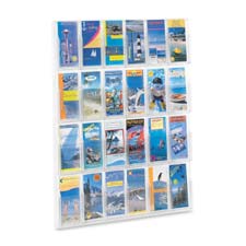 SAF 5601CL Safco 24-Pamphlet Display Rack SAF5601CL