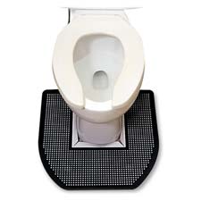 BGD667HALFPK Big-D Commode Floor Mat, Disposable, Charcoal BlackMAT,TOILET,DEO-GARD,CBK
