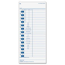 TOP 12443 Tops One-Side Weekly Time Cards TOP12443