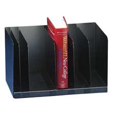 Book Rack, Adjustable, 5 Dividers, 15