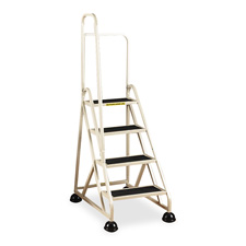 CRA 1041L19 Cramer 4-Step Aluminum Left Handrail Step Ladder CRA1041L19