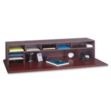 SAF 3671MO Safco Low-Profile Wood Desktop Organizers SAF3671MO