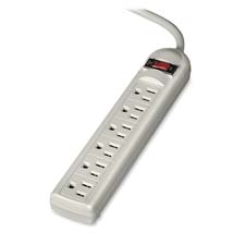 FEL 99028 Fellowes 6-Outlet Power Strip w/6' Cord FEL99028