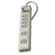 BLK F9H62006-MTL Belkin 6-Outlet Metal Surge Protector BLKF9H62006MTL