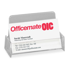 OIC 97833 Officemate Broad Base Business Card Holders OIC97833