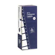 AVE 4018 Avery Removable Pin Fed Computer Labels AVE4018