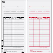 LTH E7100 Lathem 7000E Double-Sided Time Cards LTHE7100