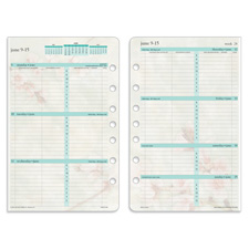 DTM13493 Day-timer Refills For Garden Path Edition,Jan-Dec,2PPW,5-1/2"x8-1/2"REF,2PPW,GARDEN,DESK,NOTE