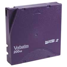 LTO Ultrium 2 Tape Cartridge, 200GB/400GB Compressed
