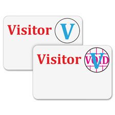 Badges & Holders, CLI 97004 C-Line Peel & Stick Times-Up Name Badges CLI97004