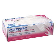 ADCVPF232 Adenna, Inc. Vinyl Exam Gloves, Powder-Free, Small, 100/BXGLOVE,VINYL,SMALL