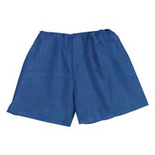 Ortho Disposable Shorts, w/ Waistband, Medium, 100/CT, Blue