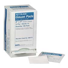 Sterile Gauze Pads, 12 Ply, 2