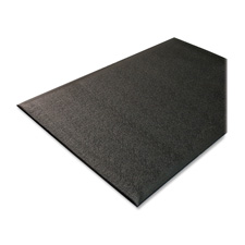 [ Anti-Fatigue Mat, Nitrile Rubber Vinyl, 2'x3', Black, Genuine Joe Soft Step Anti-Fatigue Mats ]