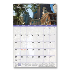 AAGDMW40028 At-A-Glance Monthly Wall Cal,Jan-Dec,City Scenes,15-1/2"x22-3/4"CALENDAR,CITYST,15.5X22.75