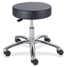 SAF 3431BL Safco Pneumatic Lab Stool w/o Back SAF3431BL