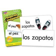 Flash Cards, Spanish, More Picture Words,96/BX