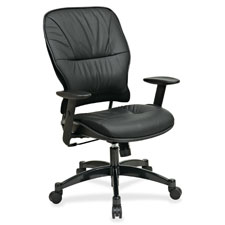 OSP 2900 Office Star Leather Managerial Mid-Back Chairs OSP2900