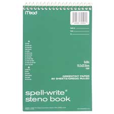 MEA 43080 Mead Spell-Write Steno Book MEA43080
