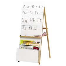 BLT33170 Balt, Inc. Easel, Single Sided, Storage Box and Tray, 23"x58-1/2", OakEASEL,BIG BOOK,SNGLSIDE,OK