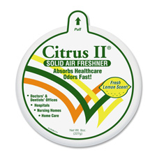 Beaumont 636471430 Solid Air Freshener, Natural Lemon Scent, 8 OZ