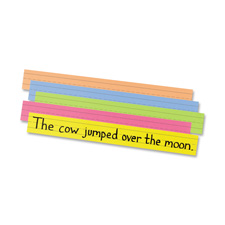 PAC 1733 Pacon Peacock Super Bright Sentence Strips PAC1733