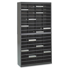 Safco E-Z Stor 9241BLR Literature Organizer - 71" x 37.5" x 12.75" - 750 x Sheet - 72
