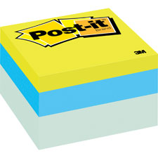 MMM 2056RC 3M Post-it Ribbon Note Cube MMM2056RC