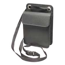 BAU55160 Baumgarten�s ID Neck Pouch,Vertical,34" Lanyard,3-1/2"x3-3/4"x1",BlackPOUCH,NECK,DLX,BK