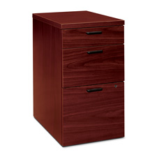 HON105103MM HON Company Pedestal, Pencil/Media/File, 15-3/4"x22-3/4"x28", Medium OakPEDSTL,PENCL/MEDIA/FILE,MOK