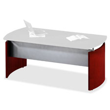 MLN NCDCRY Mayline Napoli Series Veneer Desk Ensemble MLNNCDCRY