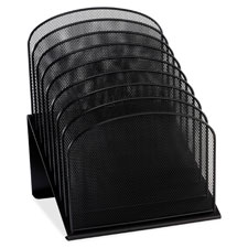 SAF 3257BL Safco Mesh Slant Desk Organizers SAF3257BL
