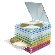 CCS 95502 Compucessory Assorted Stacking Jewel Cases CCS95502