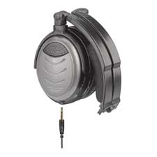 Headphones,Foldable,Noise Canceling,5' Cord,3.5,mm Plug,BK