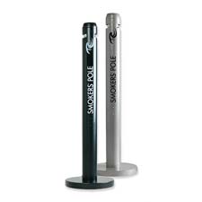 RCP R1BK Rubbermaid Freestanding Smoker's Pole RCPR1BK