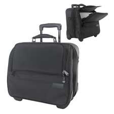 BND461614BLK Bond Street, LTD. Computer Case, Adjustable Strap, 16"x9"x14-1/4", BlackCASE,COMPUTER,WHEELS