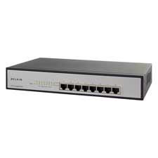 BLKF5D51418 Belkin Components Switch,Gigabit 8-Port,11" Case,Compatible w-10/100 NetworkSWITCH,GIGABIT,8-PORT