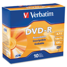 VER 95099 Verbatim DVD-R Recordable Disc VER95099