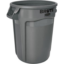 RCP 264300GY Rubbermaid Brute Round Containers w/o Lids RCP264300GY