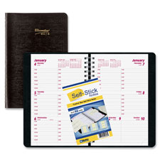 RED CB100NBLK Rediform 2-Part Carbonless Weekly Planners REDCB100NBLK